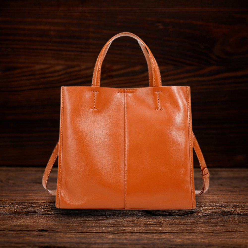 BERK | Klassische Leder-Tasche mit Top-Griff