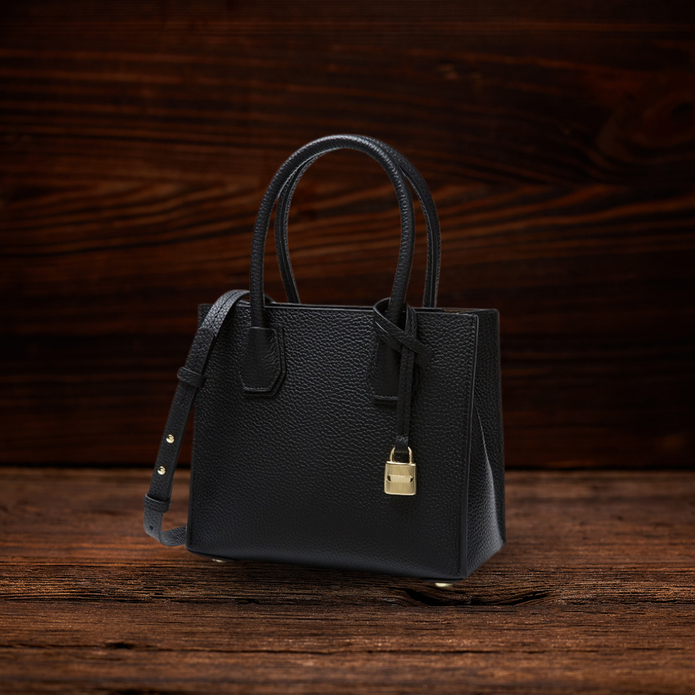 BERK | Handtasche aus strukturiertem, gekörntem Leder