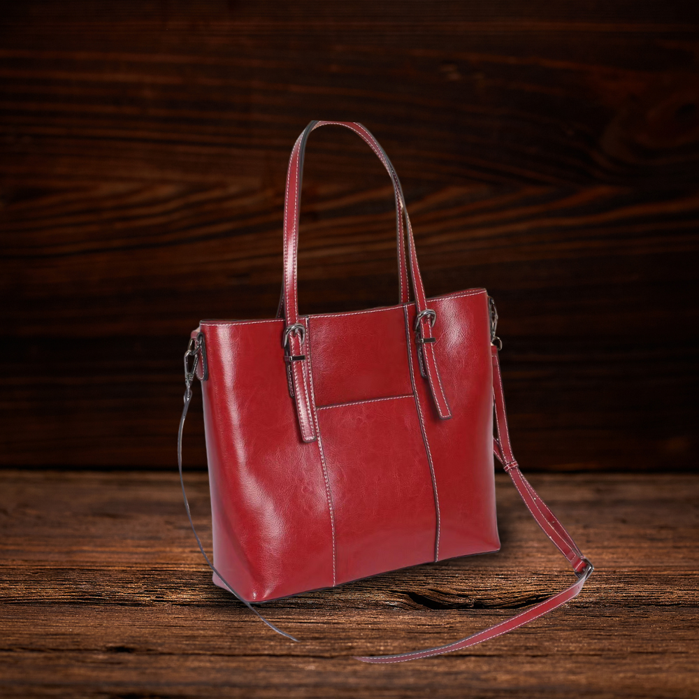 BERK | Große handgetragene Tasche aus echtem Leder