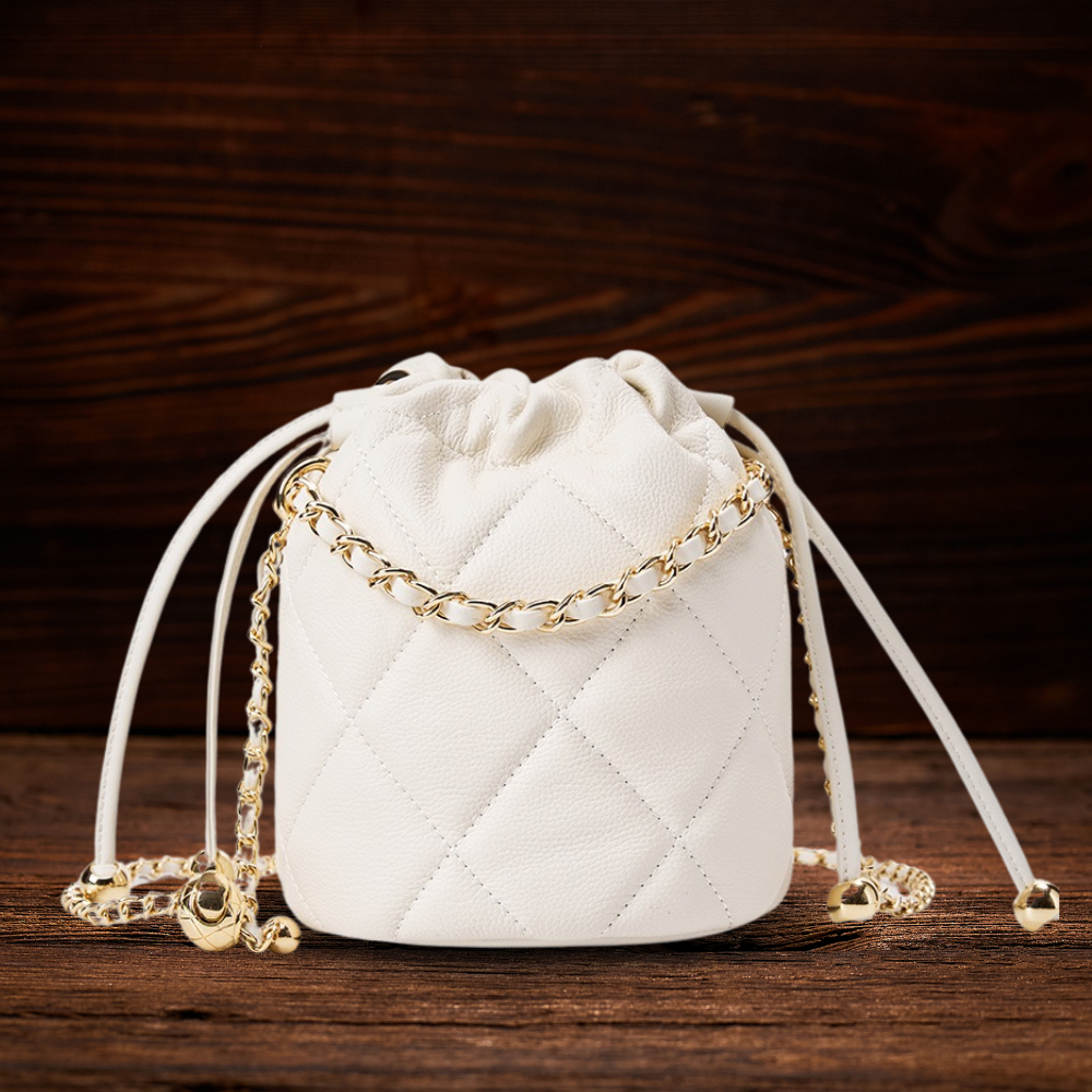 BERK | Drawstring Chain Lederrucksack