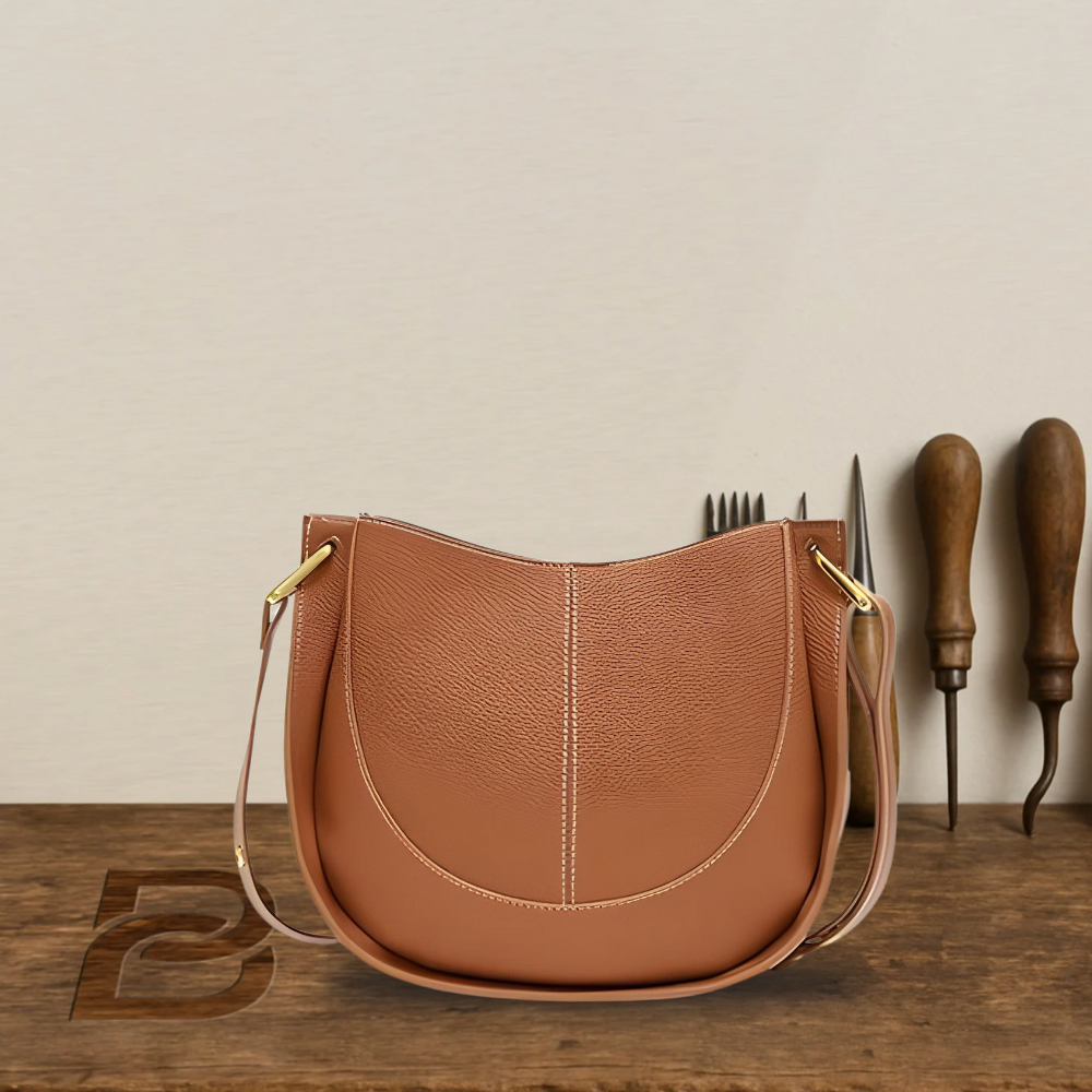 BERK | Crossbody aus weichem, gemustertem Leder