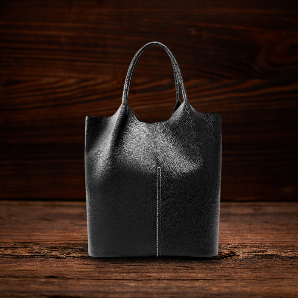 BERK | Leder-Tote mit verstärktem Griff und Etui