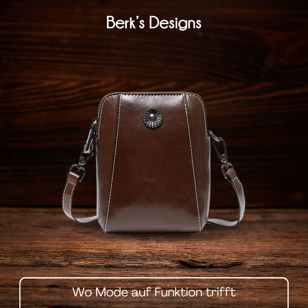 BERK | Klassische Leder-Crossbody-Tasche