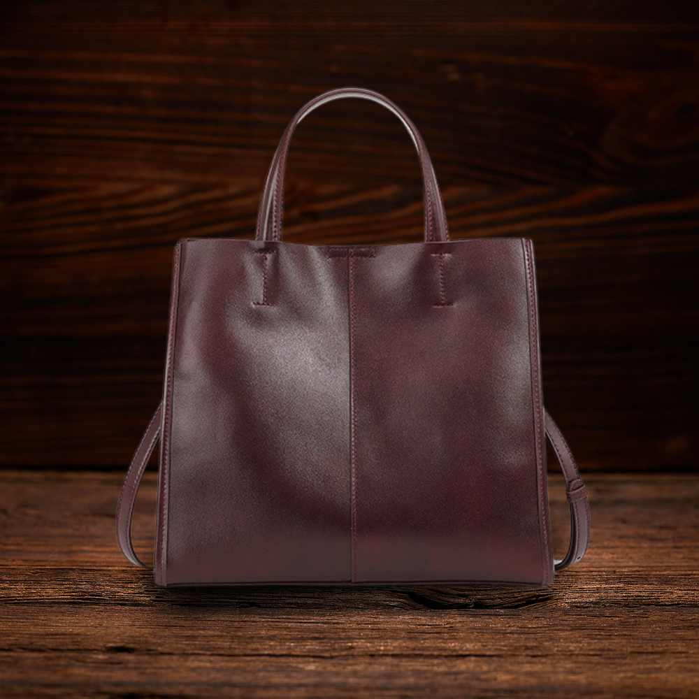 BERK | Klassische Leder-Tasche mit Top-Griff