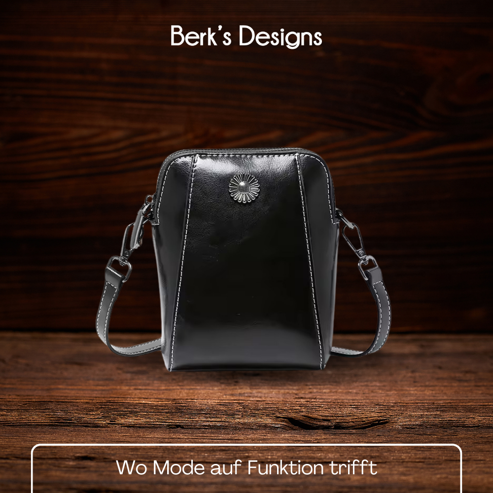 BERK | Klassische Leder-Crossbody-Tasche