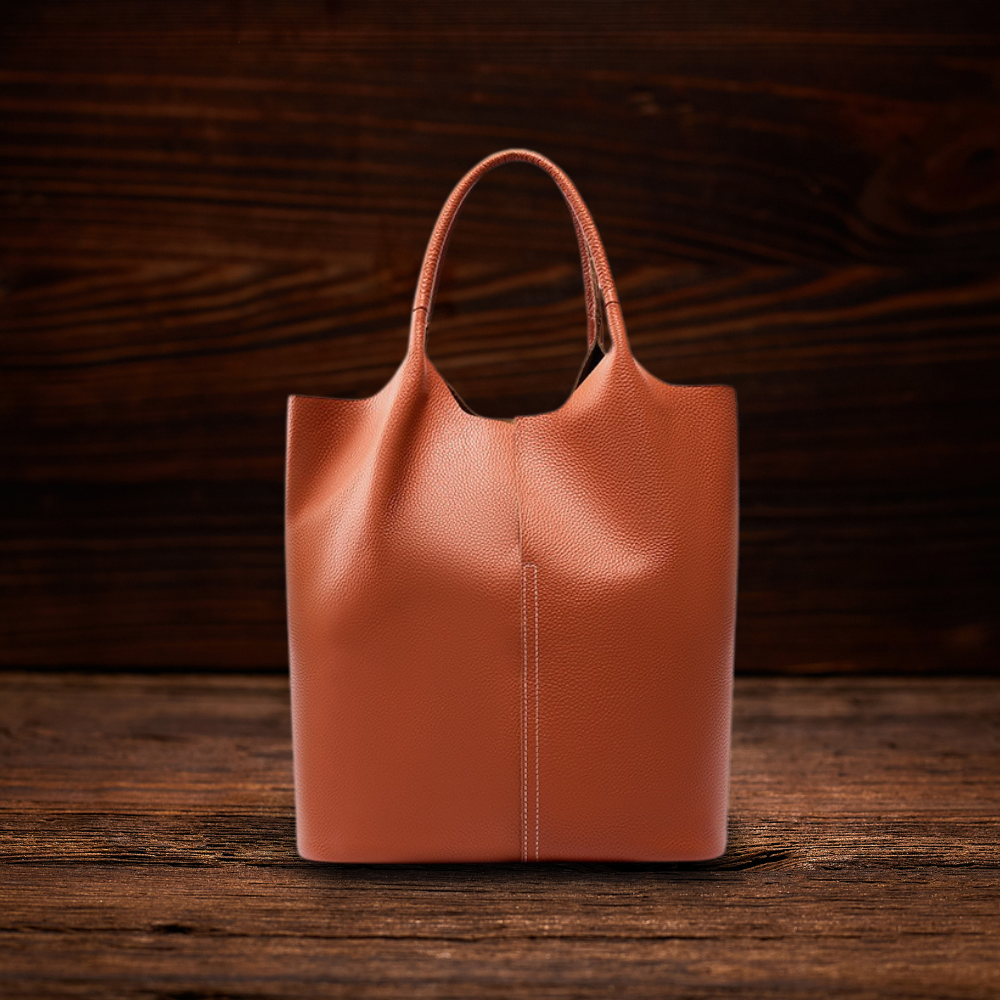 BERK | Leder-Tote mit verstärktem Griff und Etui