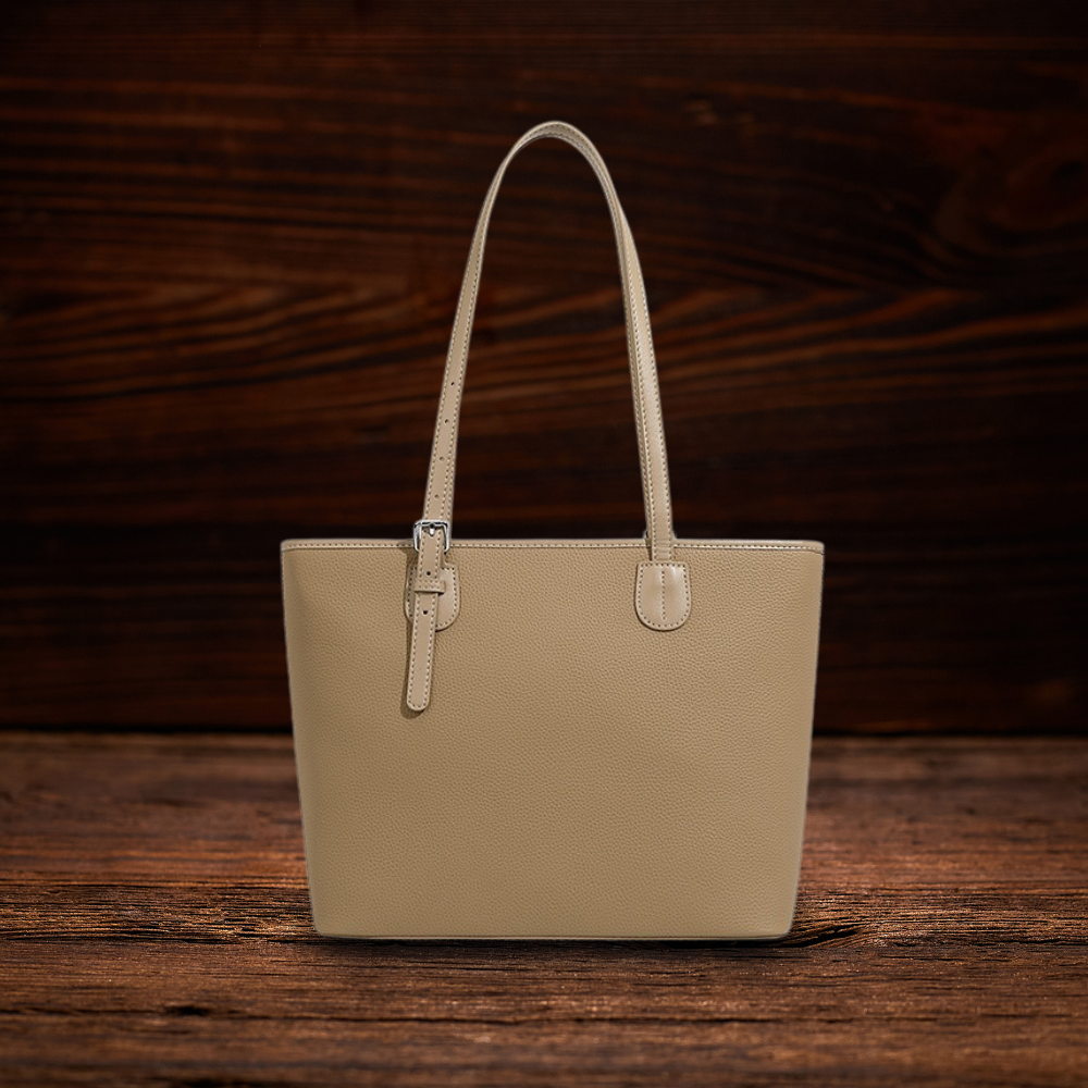 BERK | Tote Tasche aus weichem, genarbtem Leder mit großem Fassungsvermögen