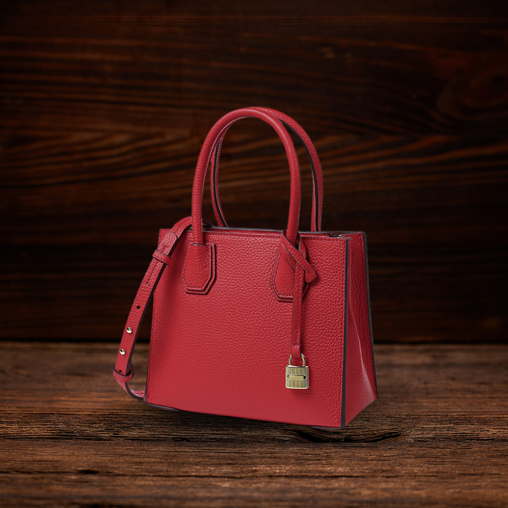 BERK | Handtasche aus strukturiertem, gekörntem Leder