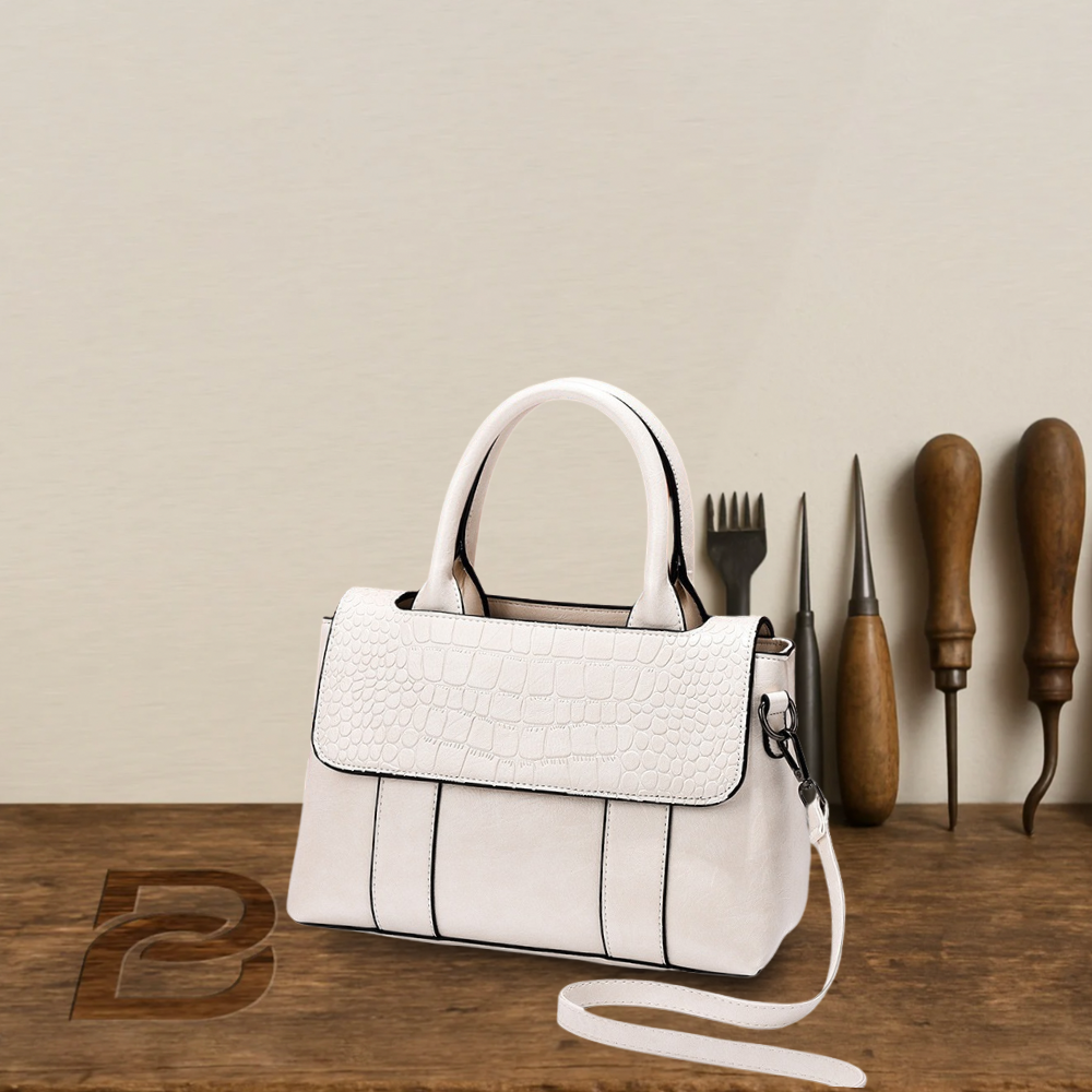 BERK | Strukturierte Ledertasche mit großem Fassungsvermögen