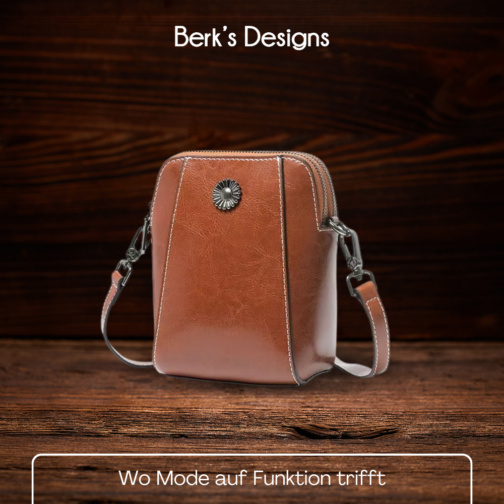 BERK | Klassische Leder-Crossbody-Tasche