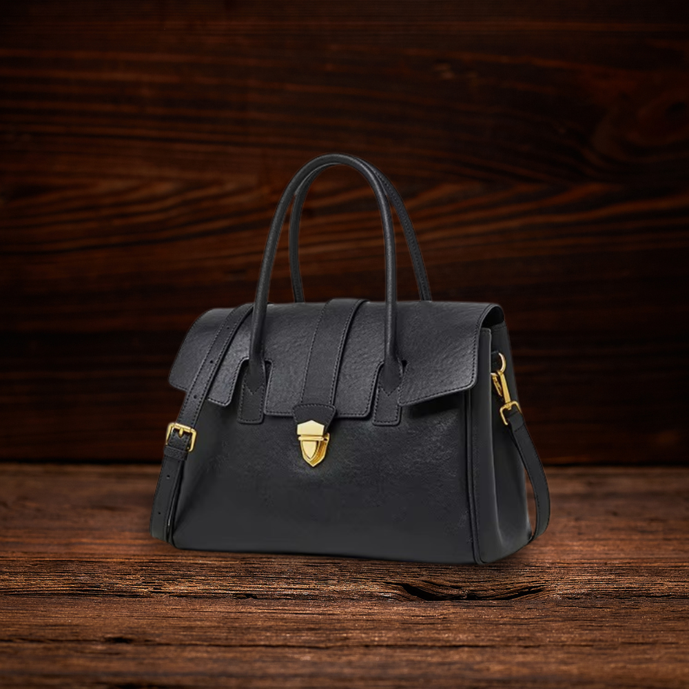 BERK | Klassische geräumige Cabrio-Handtasche