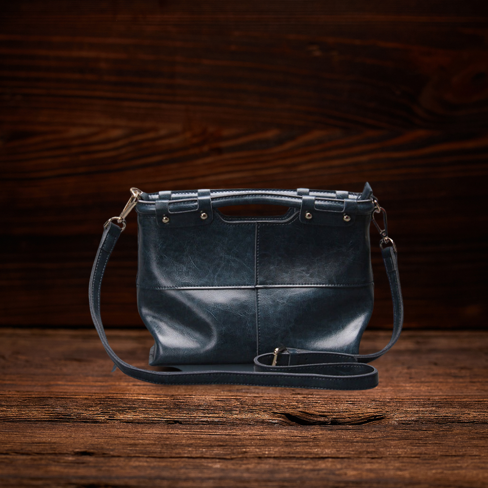 BERK | Echtes Leder Retro-Damen-Messenger-Tasche