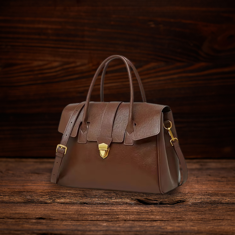 BERK | Klassische geräumige Cabrio-Handtasche