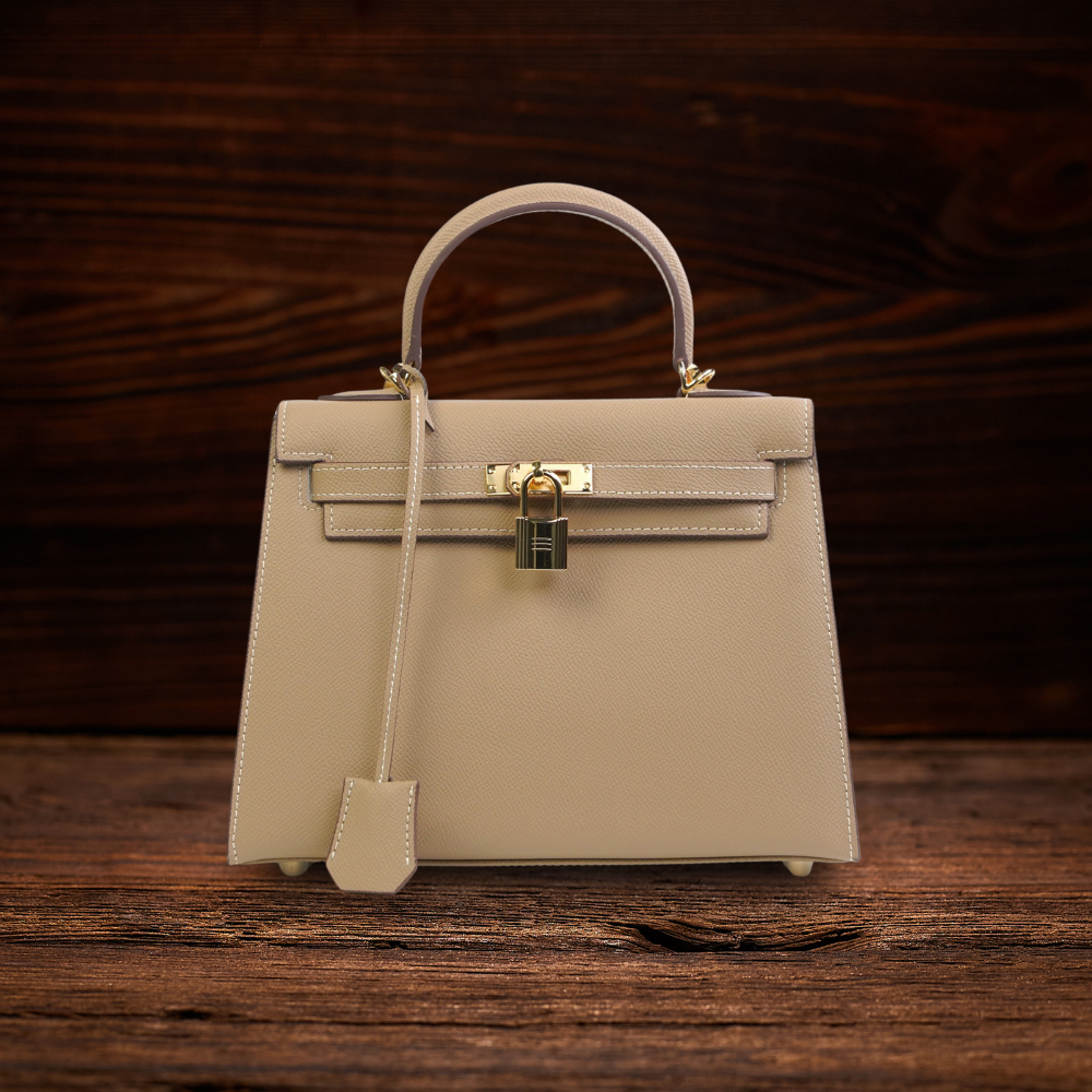 BERK | Elegante Lederhandtasche mit Seitenriemen