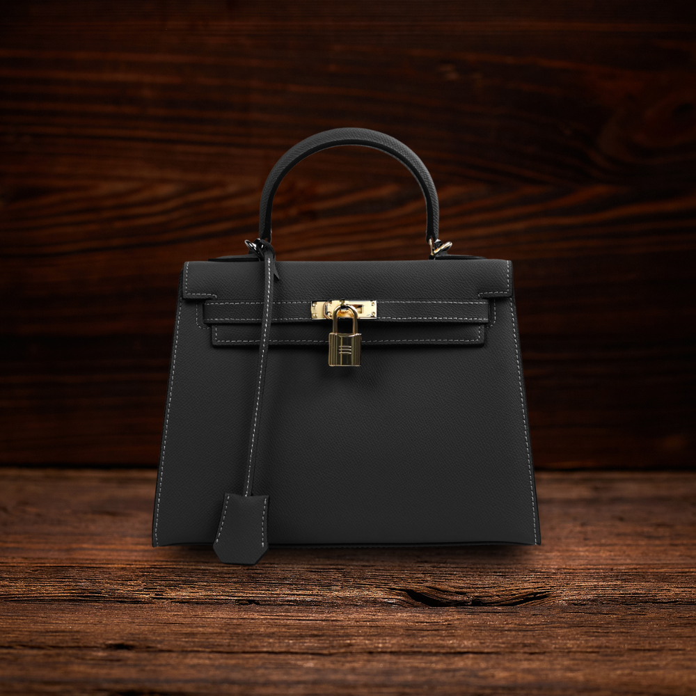 BERK | Elegante Lederhandtasche mit Seitenriemen