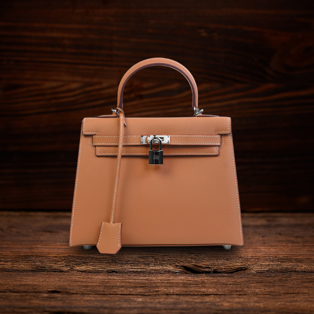 BERK | Elegante Lederhandtasche mit Seitenriemen