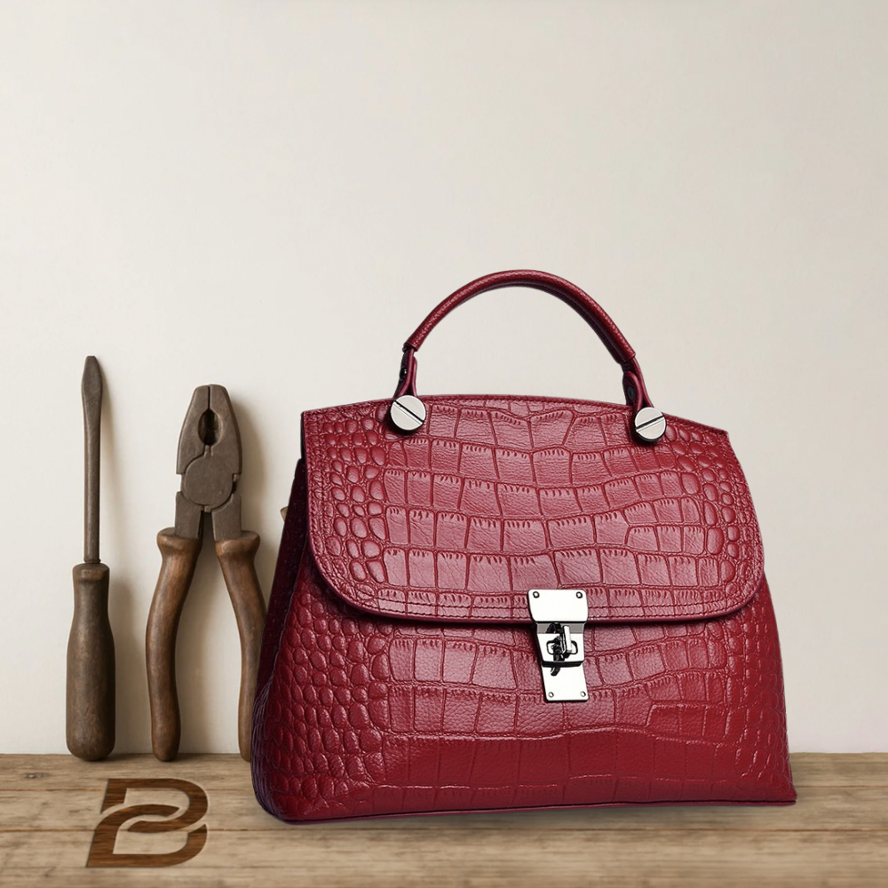 BERK | Elegante Handtasche aus strukturiertem Leder