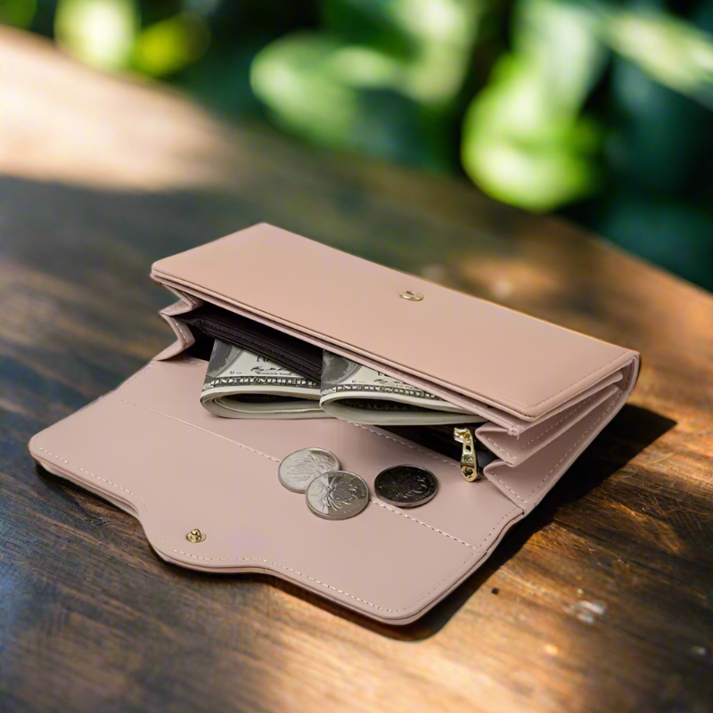 BERK | Münztasche - Elegante Brieftasche mit drei Fächern