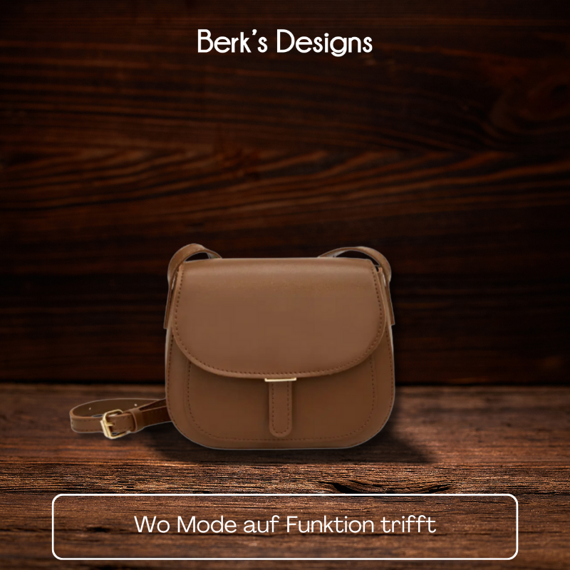 BERK | Retro Saddle Crossbody Tasche