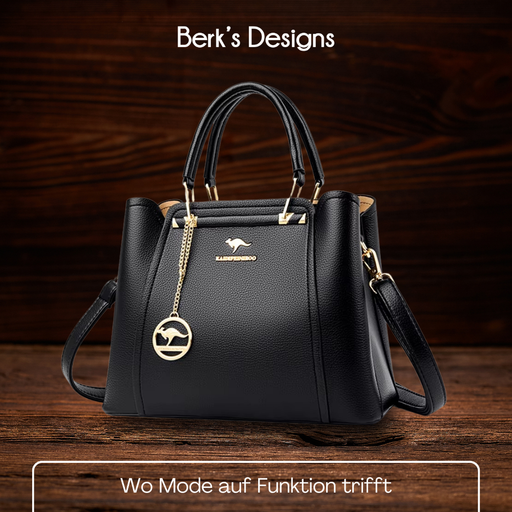 BERK | Elegante Premium Lederhandtasche