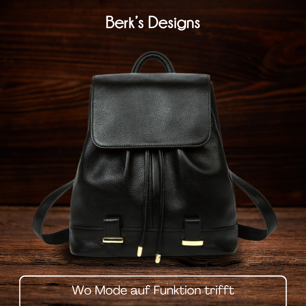 BERK | Moderner Vollnarbenleder-Rucksack
