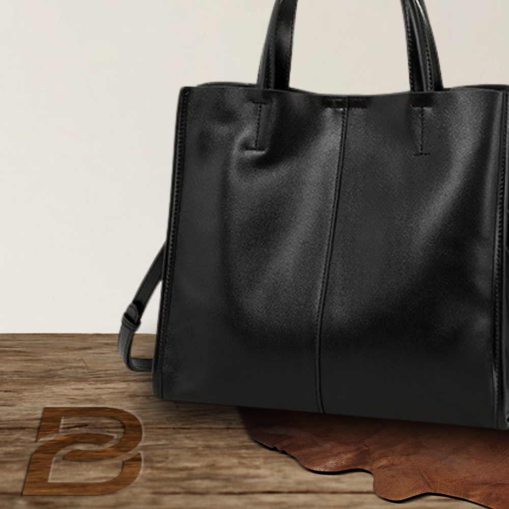 BERK | Klassische Leder-Tasche mit Top-Griff