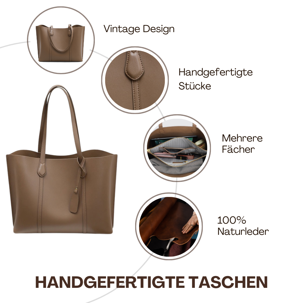 BERK | Vielseitige Umhängetasche aus echtem Leder