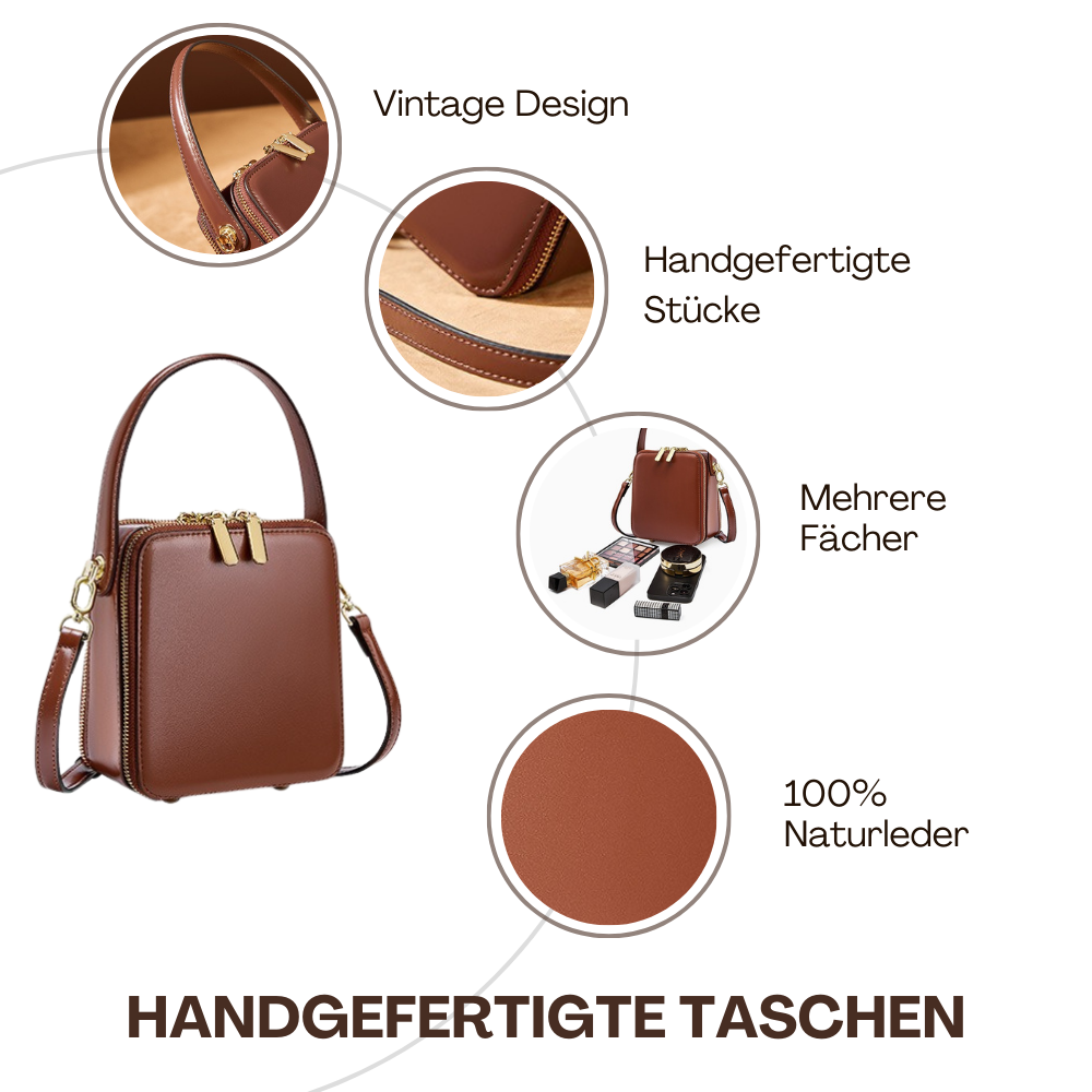 BERK | Strukturierte, minimalistische Crossbody-Tasche