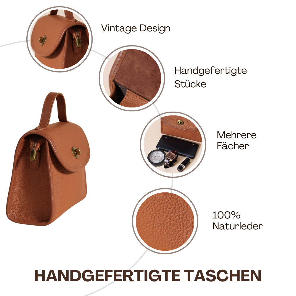 BERK | Strukturierte kompakte Mini-Crossbody-Tasche