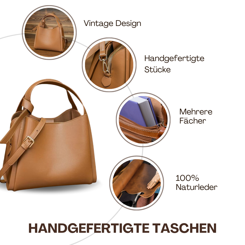 BERK | Top Handle Leder Satchel
