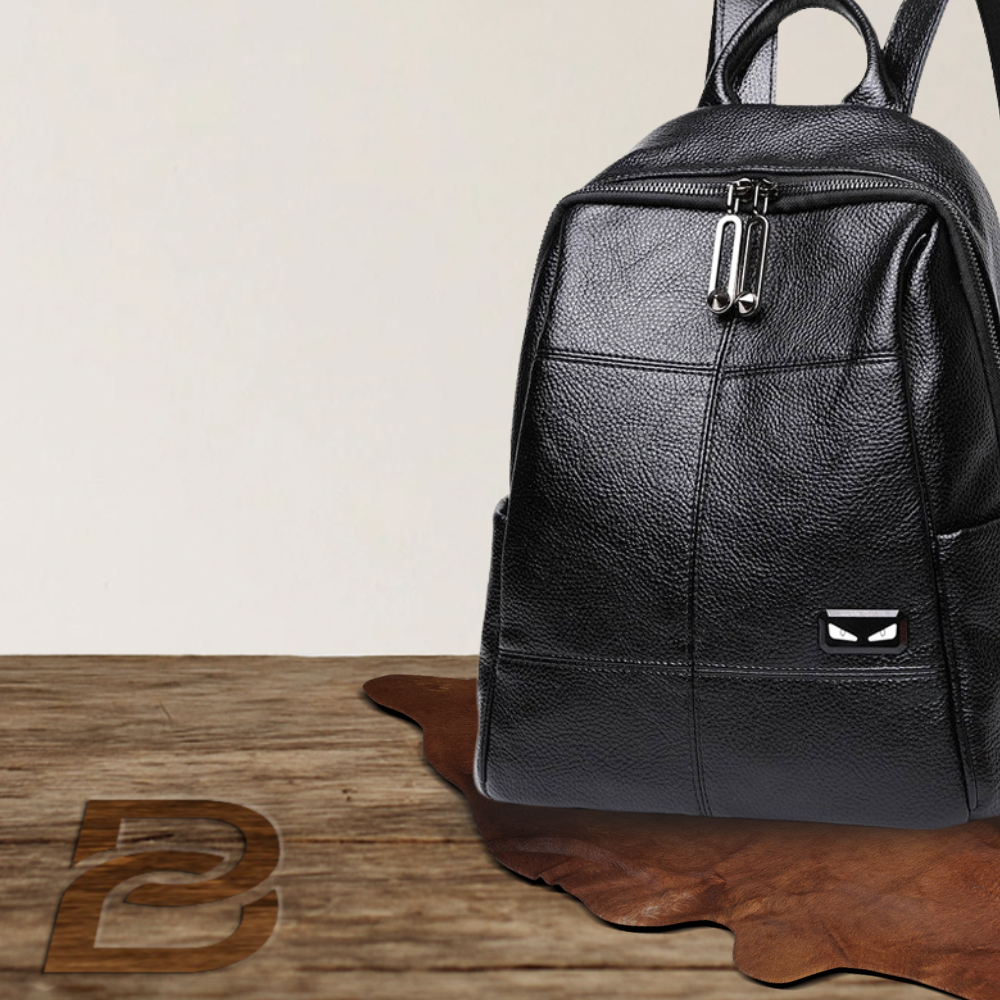 BERK | Laptop-sicherer Lederrucksack