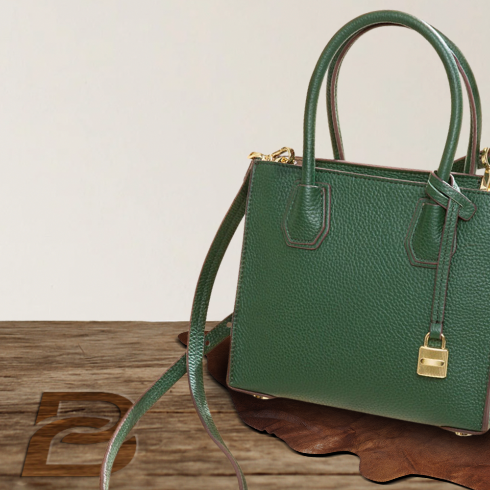 BERK | Handtasche aus strukturiertem, gekörntem Leder