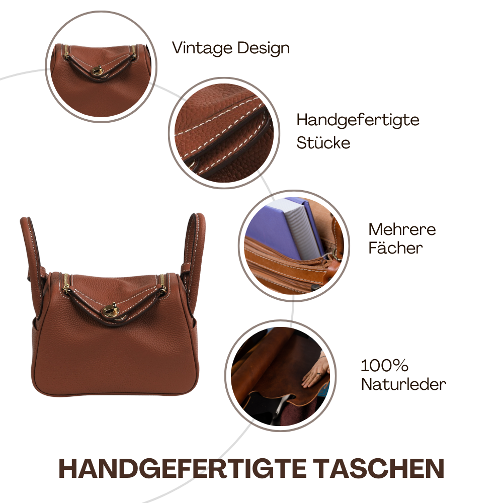 BERK | Top Handle Classic Shape Ledertasche