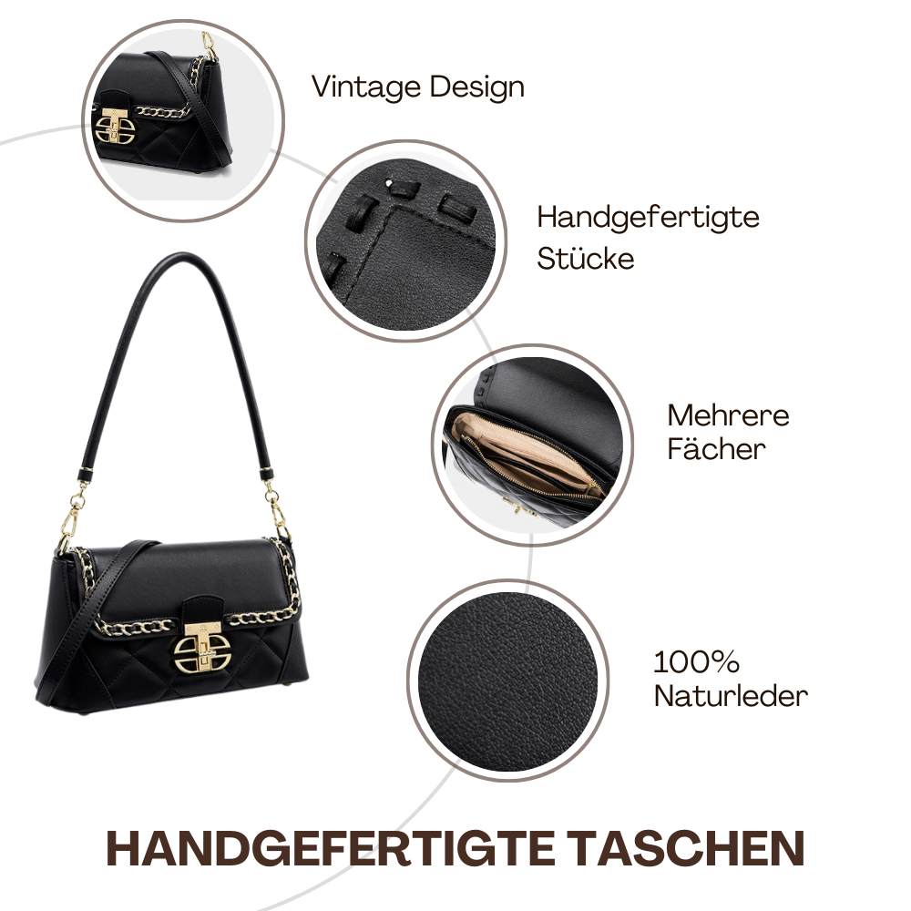 BERK | Mini Umschlag Leder Umhängetasche