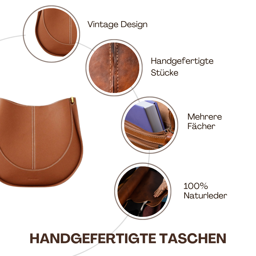 BERK | Crossbody aus weichem, gemustertem Leder