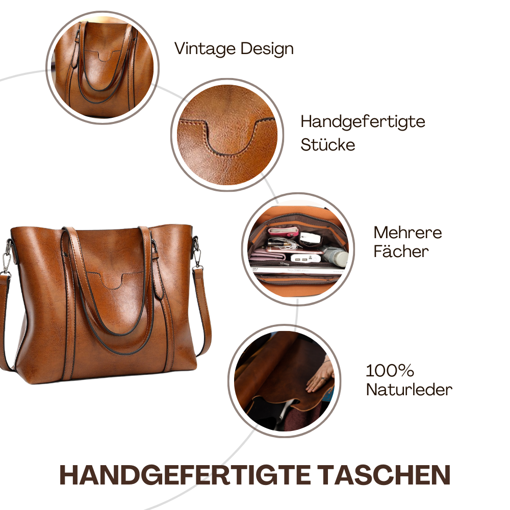 BERK | Luxus Lederhandtasche
