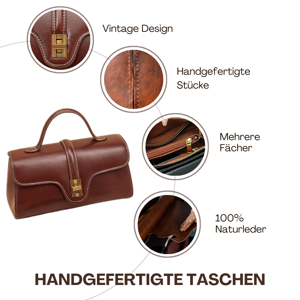 BERK | Premium Vintage Leder Sling Geldbörse