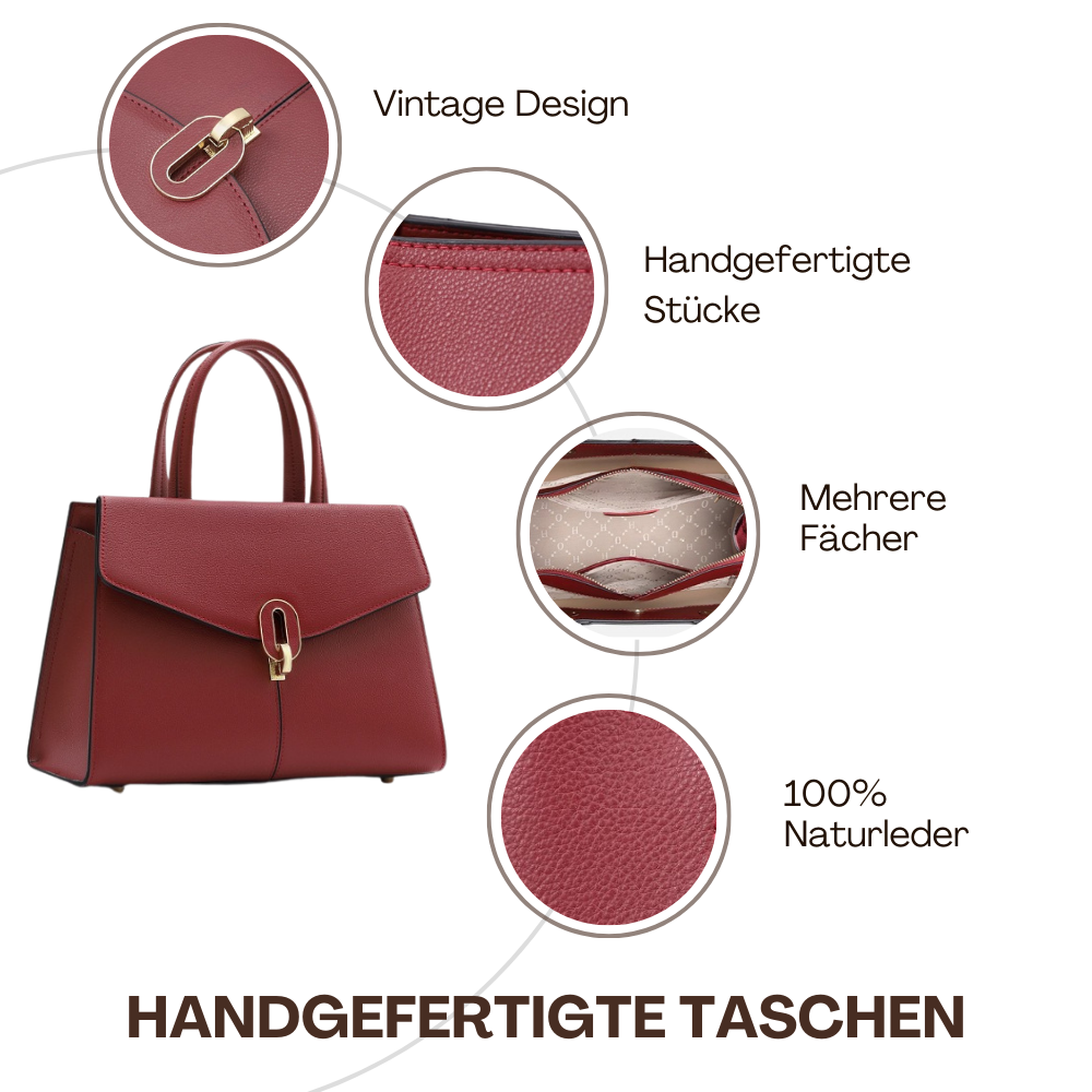 BERK | Schlanke und strukturierte Handtasche