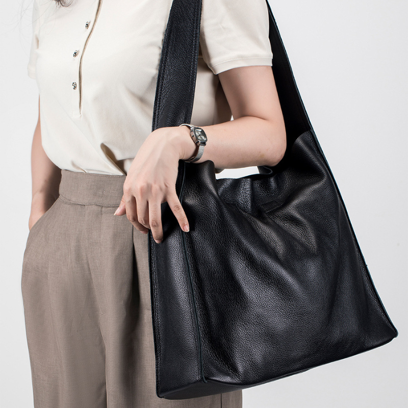 BERK | Tote Tasche aus echtem Rindsleder