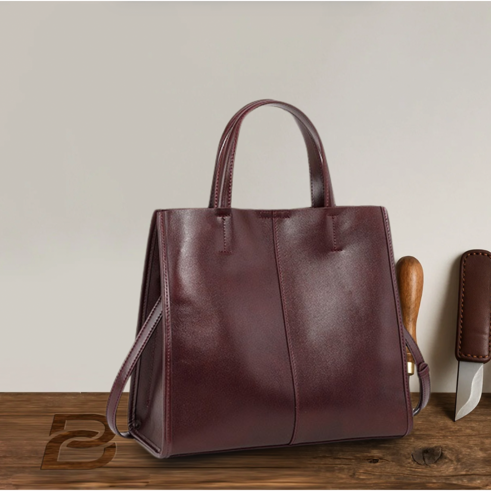 BERK | Klassische Leder-Tasche mit Top-Griff