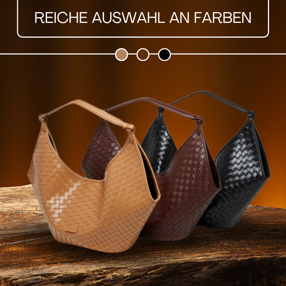 BERK | Tasche aus gewebtem Leder mit großem Fassungsvermögen