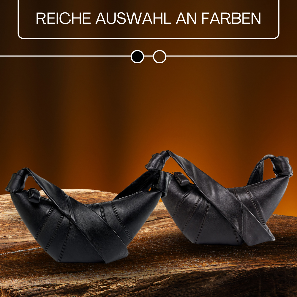 BERK | Minimalistische Ledertasche in Croissantform