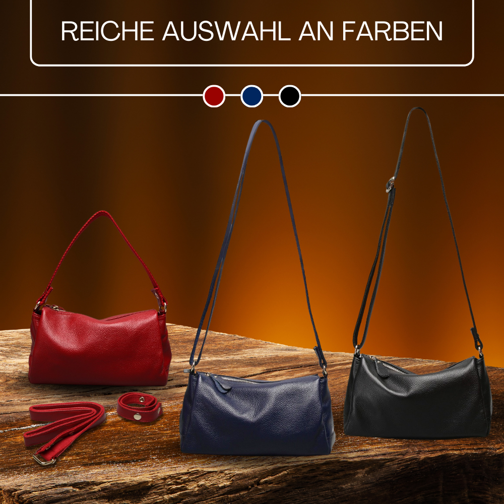 BERK | Simply Chic Leder Zwei-Wege-Tasche
