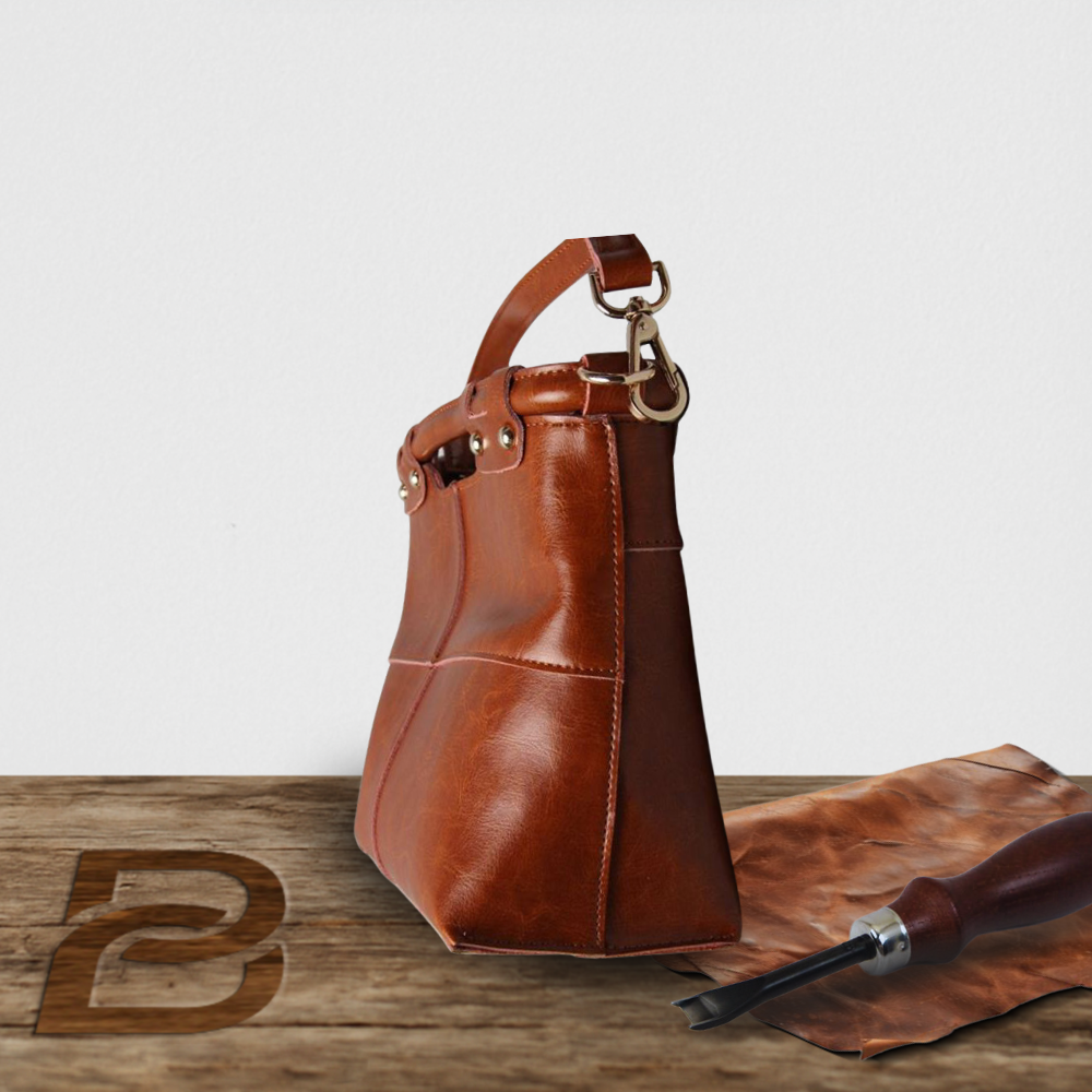 BERK | Echtes Leder Retro-Damen-Messenger-Tasche