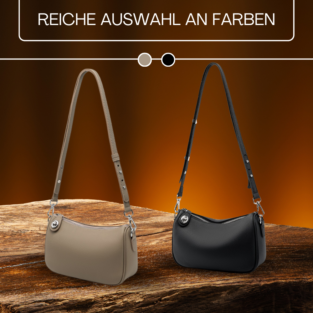 BERK | Einfache alltägliche Crossbody-Ledertasche