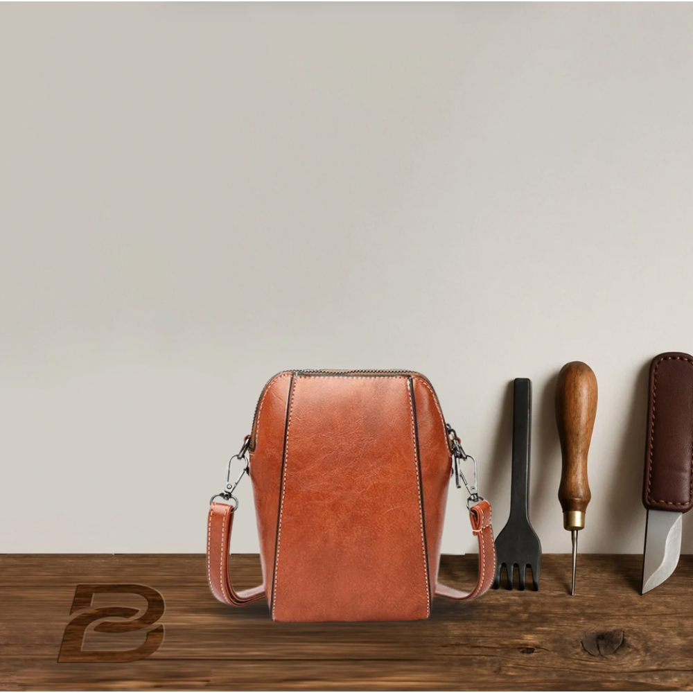 BERK | Klassische Leder-Crossbody-Tasche