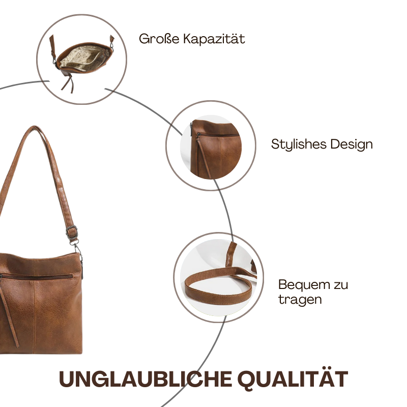 BERK'S | Retro Square Crossbody Tasche
