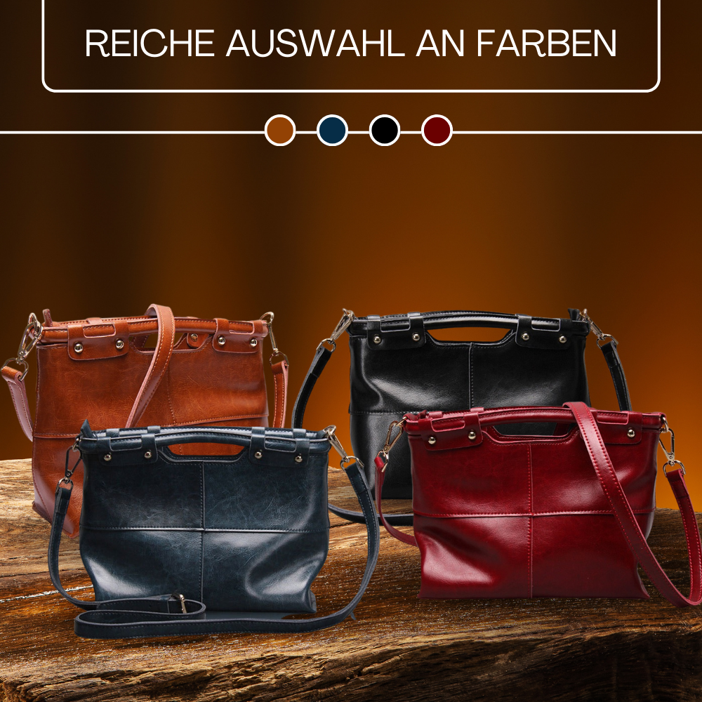 BERK | Echtes Leder Retro-Damen-Messenger-Tasche