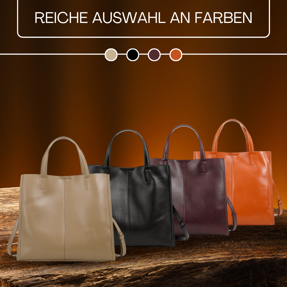 BERK | Klassische Leder-Tasche mit Top-Griff
