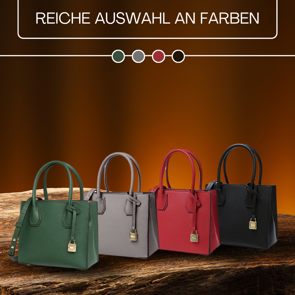 BERK | Handtasche aus strukturiertem, gekörntem Leder